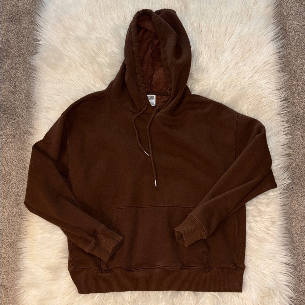 Pink Victoria’s Secret brown hoodie